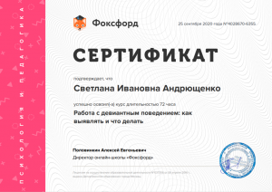 Certificate Andryushchenko Svetlana Ivanovna 2020.png